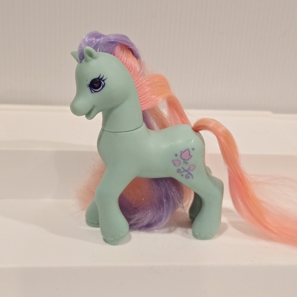 Vintage My Little Pony MLP G2 Ivy 1997 Pretty Parlour Hasbro Pink Ivy Symbol - Picture 5 of 16